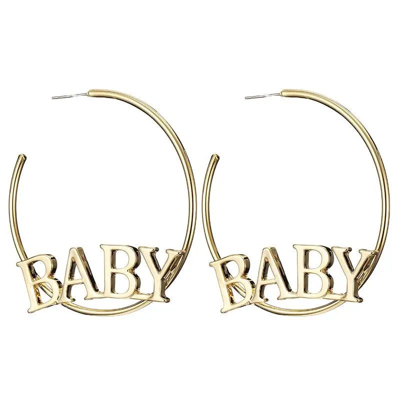 Chic Baby Gold Hoops for Kawaii Style - Cosparty