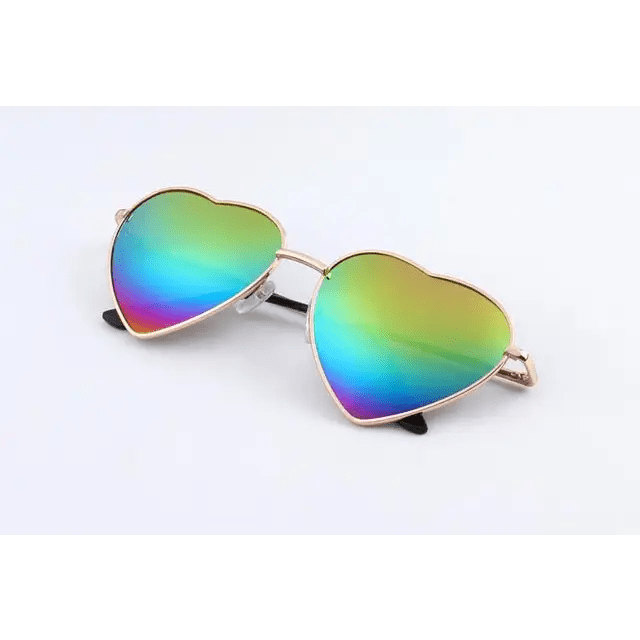 Chic Heart Shaped Aviator Sunglasses in Various Colors - Cosparty