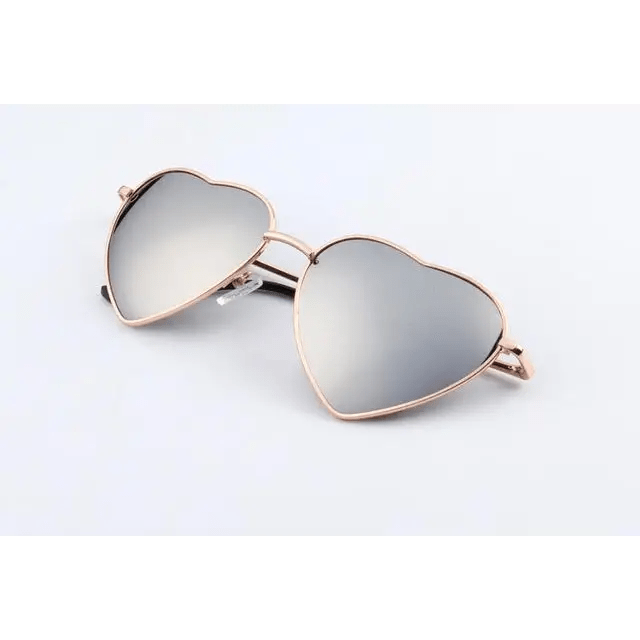 Chic Heart Shaped Aviator Sunglasses in Various Colors - Cosparty