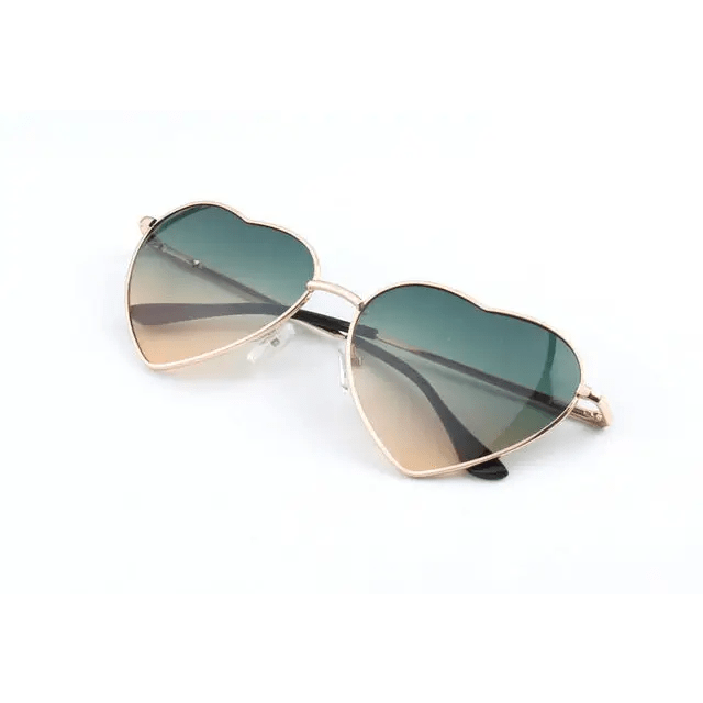 Chic Heart Shaped Aviator Sunglasses in Various Colors - Cosparty
