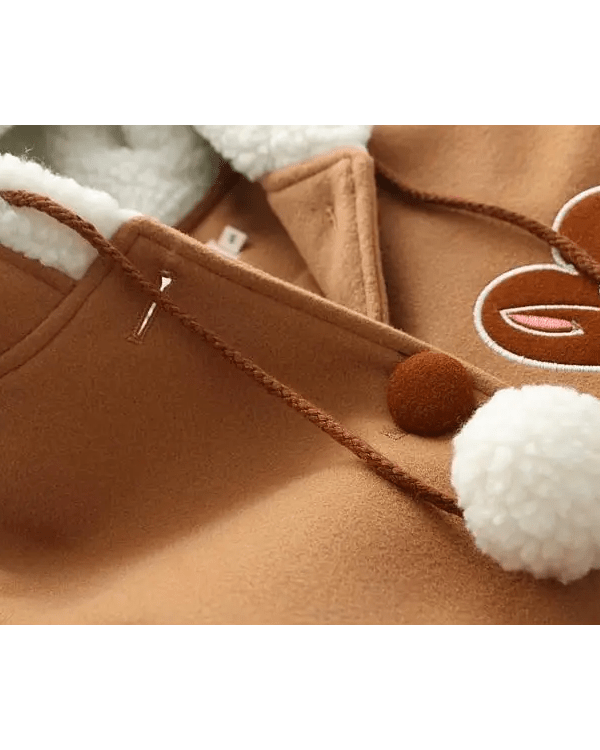 Chocolaty Brown Lolita Inspired Winter Jacket - Cosparty