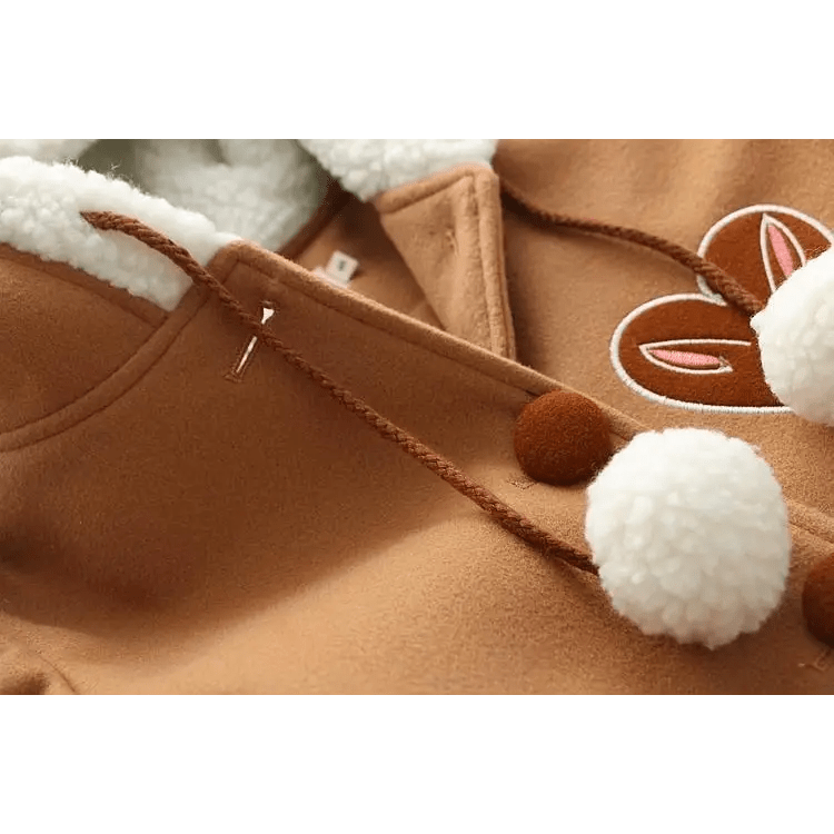 Chocolaty Brown Lolita Inspired Winter Jacket - Cosparty