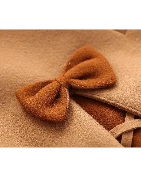 Chocolaty Brown Lolita Inspired Winter Jacket - Cosparty