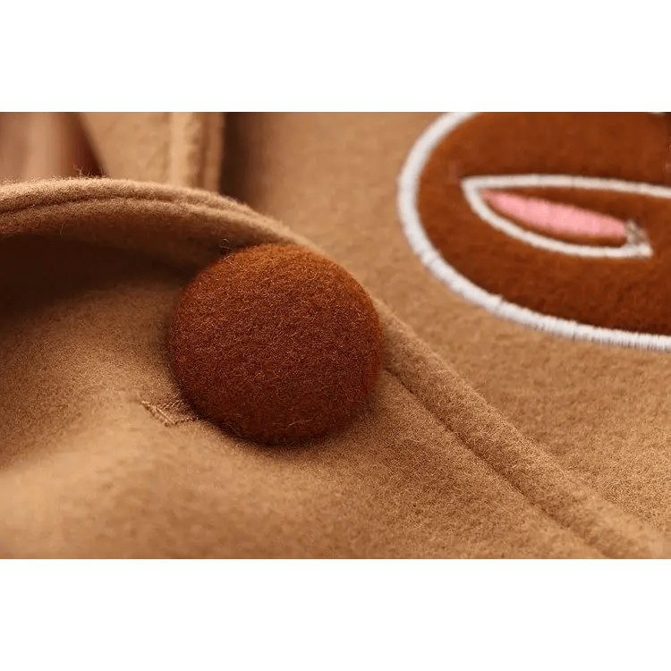 Chocolaty Brown Lolita Inspired Winter Jacket - Cosparty