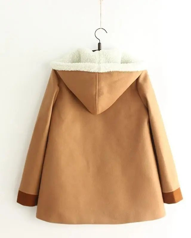 Chocolaty Brown Lolita Inspired Winter Jacket - Cosparty