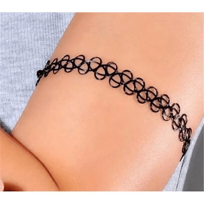 Classic 90s Inspired Choker Necklace in Various Colors - Cosparty