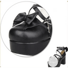 Classic Strappy Wrap - Around Ankle Lolita Shoes with Block Heel - Cosparty