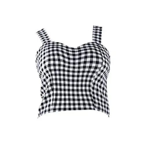 Classy Summer Crop Top Camisole with Built - In Support - Cosparty
