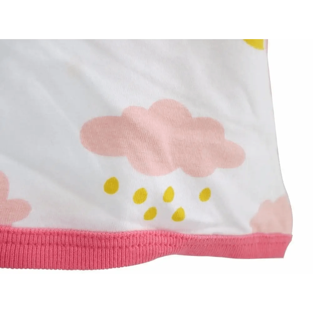 Cloudy Sky Adult Onesie with Snap Crotch for Kawaii Relaxation - Cosparty