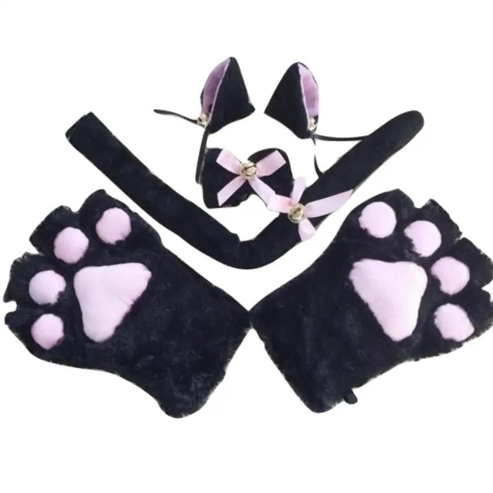 Complete Neko Cat Cosplay Accessories Set for All Sizes - Cosparty