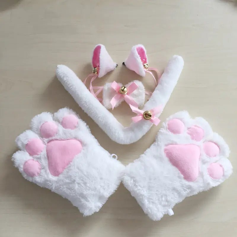 Complete Neko Cat Cosplay Accessories Set for All Sizes - Cosparty