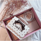 Cookie Biscuit - Shaped Handbag with Quality Gold Hardware and Embroidery - Cosparty