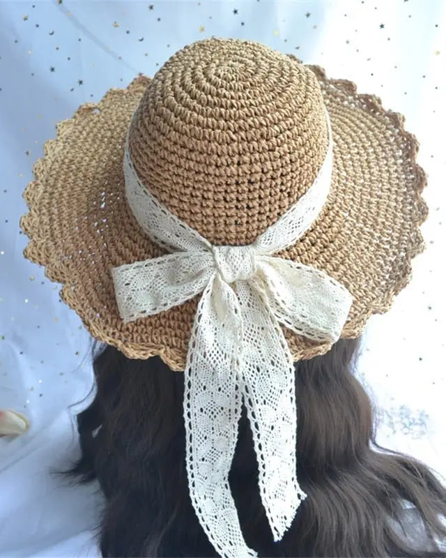 Country Maiden Sun Hat in High-Quality Tweed for Cottagecore Style - hat