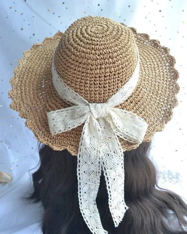 Country Maiden Sun Hat in High - Quality Tweed for Cottagecore Style - Cosparty
