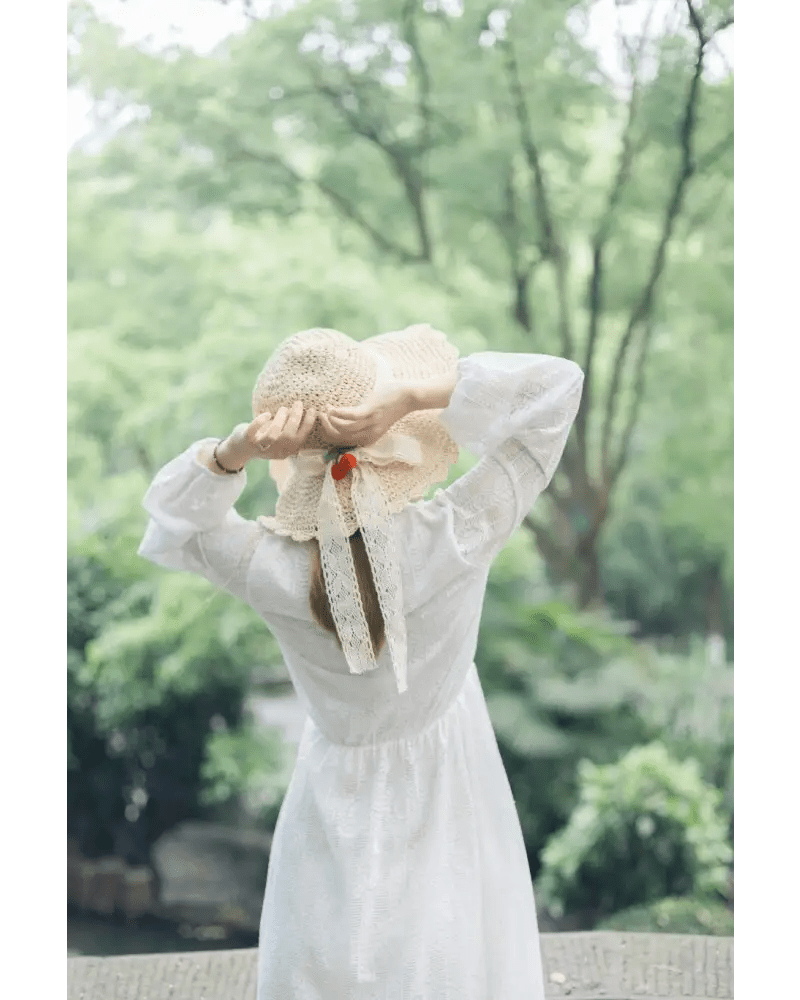 Country Maiden Sun Hat in High - Quality Tweed for Cottagecore Style - Cosparty