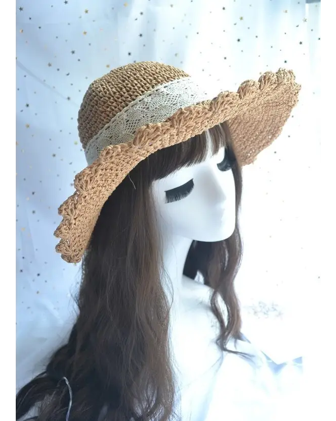 Country Maiden Sun Hat in High-Quality Tweed for Cottagecore Style - hat