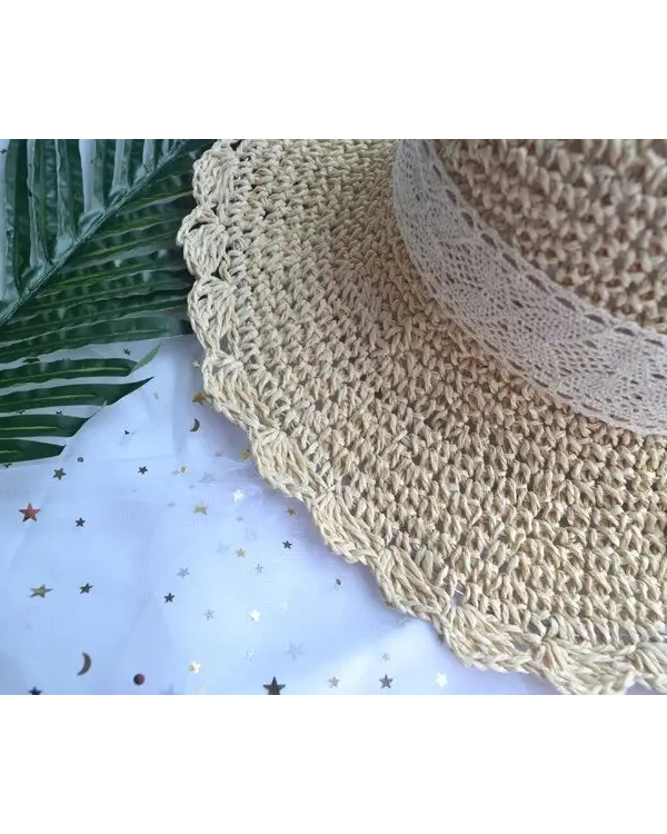 Country Maiden Sun Hat in High-Quality Tweed for Cottagecore Style - hat