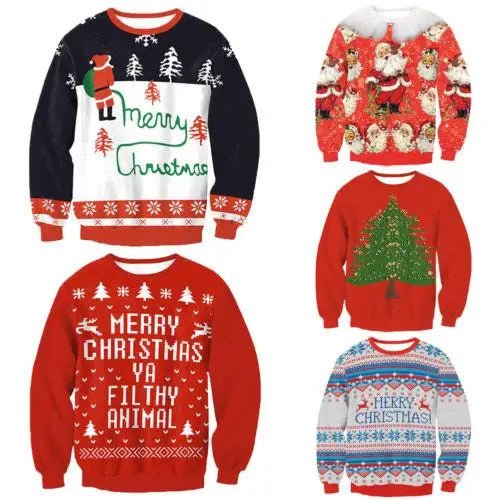 Cozy Christmas Crewneck Sweaters for Holiday Cheer - Cosparty