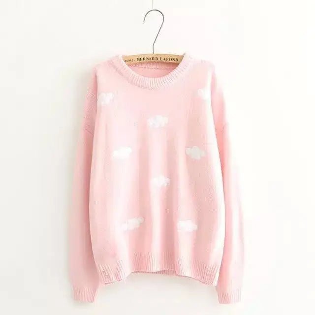 Cozy Cloud Crewneck Sweater for Ultimate Comfort and Style - Cosparty