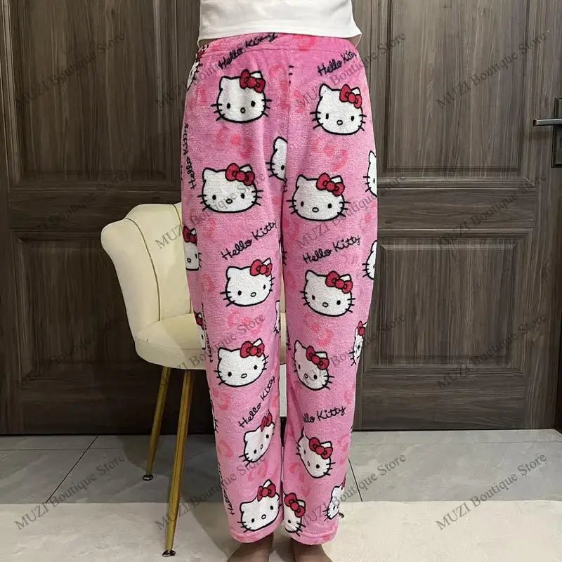 Cozy Holiday Kitty Pajama Pants for Ultimate Comfort - Cosparty