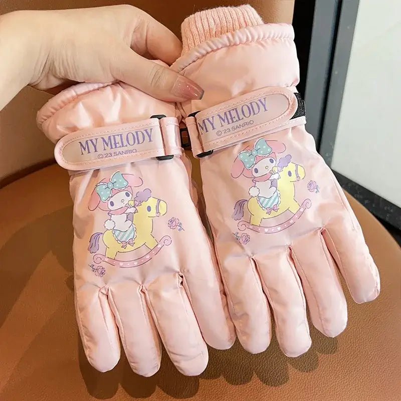 Cozy Kawaii Character Waterproof Gloves for Your Winter Wardrobe - Cosparty