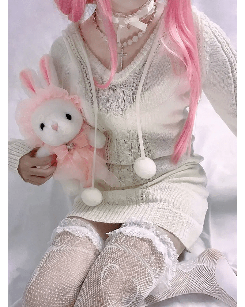 Cozy Knit Sweater Dress for Stylish Comfort Year - Round - Cosparty