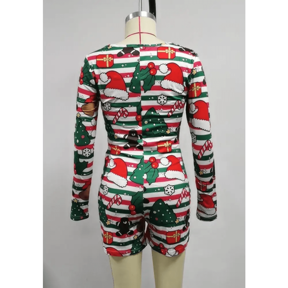 Cozy Long Sleeve Holiday Season Adult Onesie for Comfort and Fun - Cosparty
