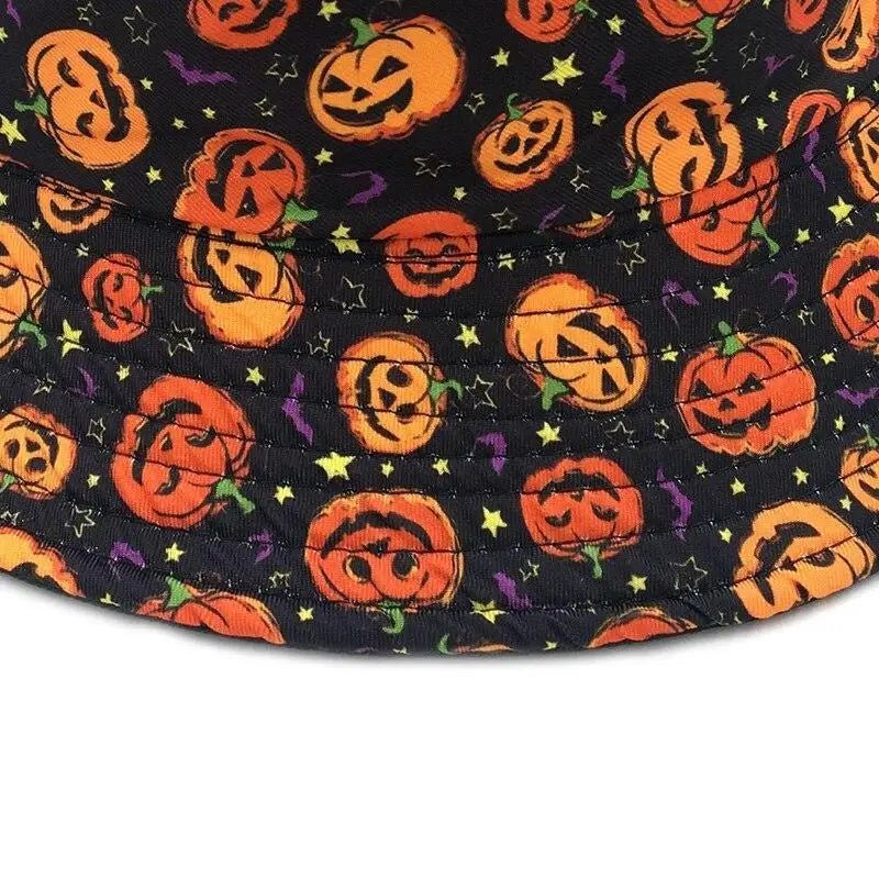 Creepy Cute Jack - o - Lantern Pumpkin Bucket Hat for Halloween Kawaii Style - Cosparty