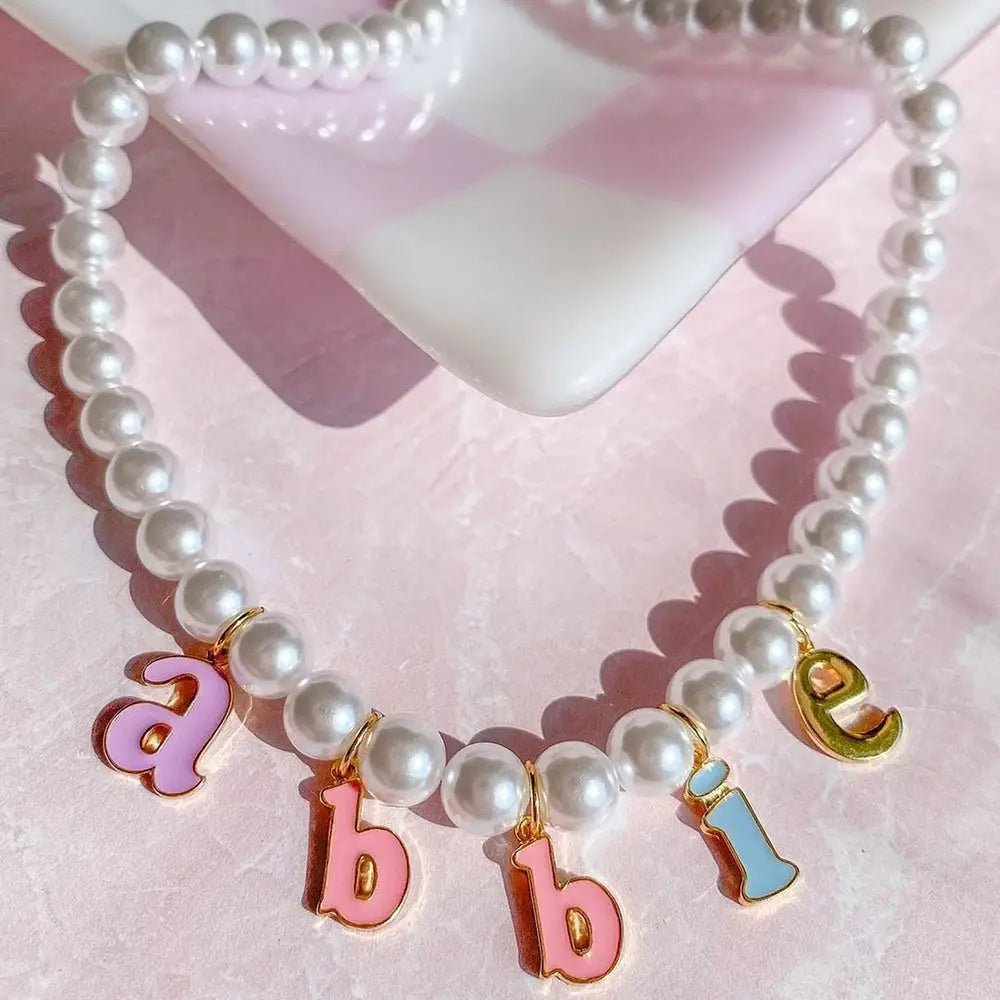 Customizable Y2K Pearl Necklaces for Kawaii Wardrobes Org In Stock - Cosparty