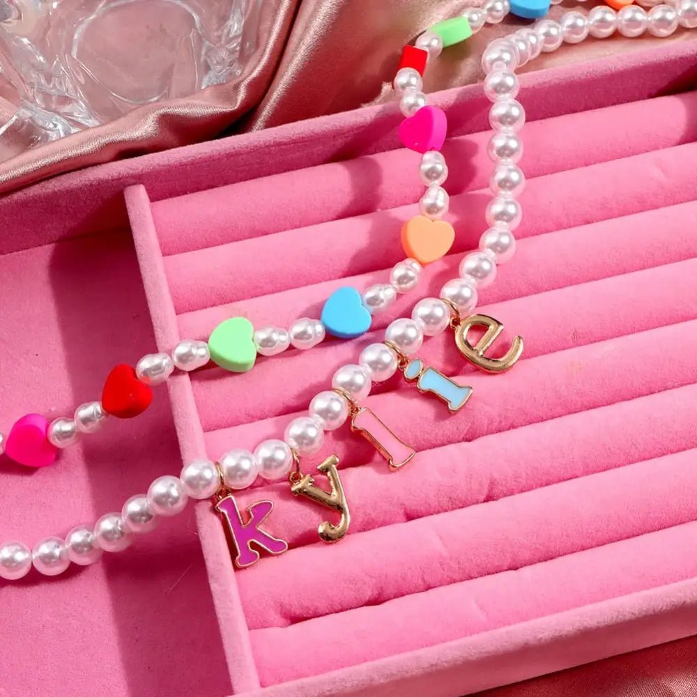 Customizable Y2K Pearl Necklaces for Kawaii Wardrobes Org In Stock - Cosparty