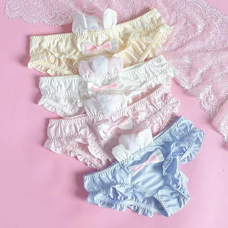 Cute Bunny - Eared Ruffled Undies for the Perfect Fit Baby Bun Look - Cosparty