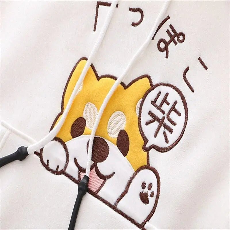 Cute Corgi Puppy Dog Hoodie for Kawaii Fashion Lovers - Cosparty
