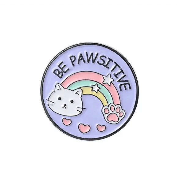 Cute Kitten Paws Enamel Pins Collection with Adorable Paw Prints - Cosparty