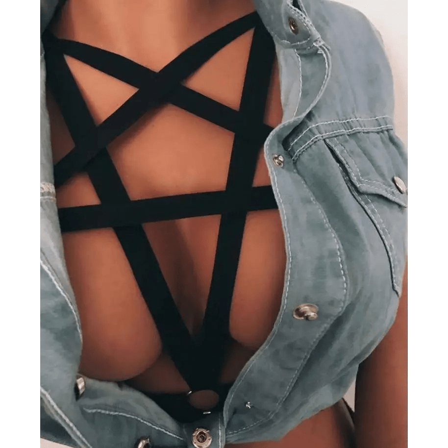Cute Pentagram Harness for Cosparty Fans Size XS to XL - Cosparty