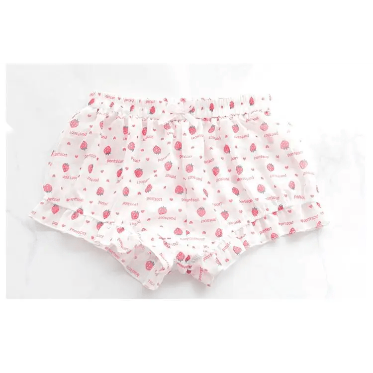 Cute Strawberry Bloomer Shorts for Youthful Fashion and Comfort - Cosparty