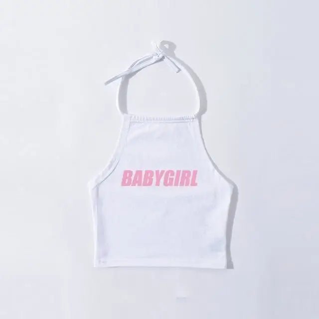 Daddy's Girl Spaghetti Strap Halter Top for Kawaii Cuties - Cosparty
