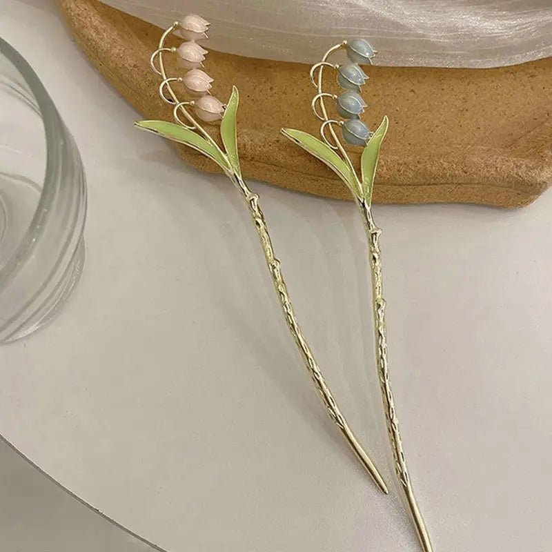 Dainty Floral Ceramic Hair Claw Clip for a Unique Style - Cosparty