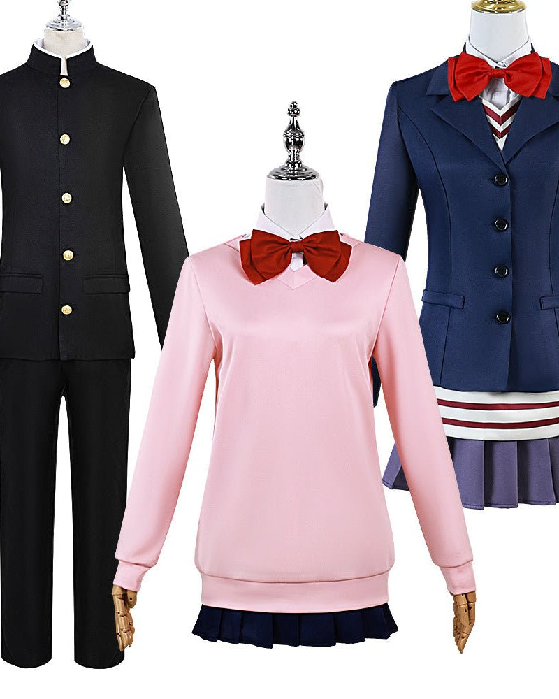 Dandadan Ken Takakura, Momo Ayase, Aira Shiratori Cosplay Uniform Set - Cosparty