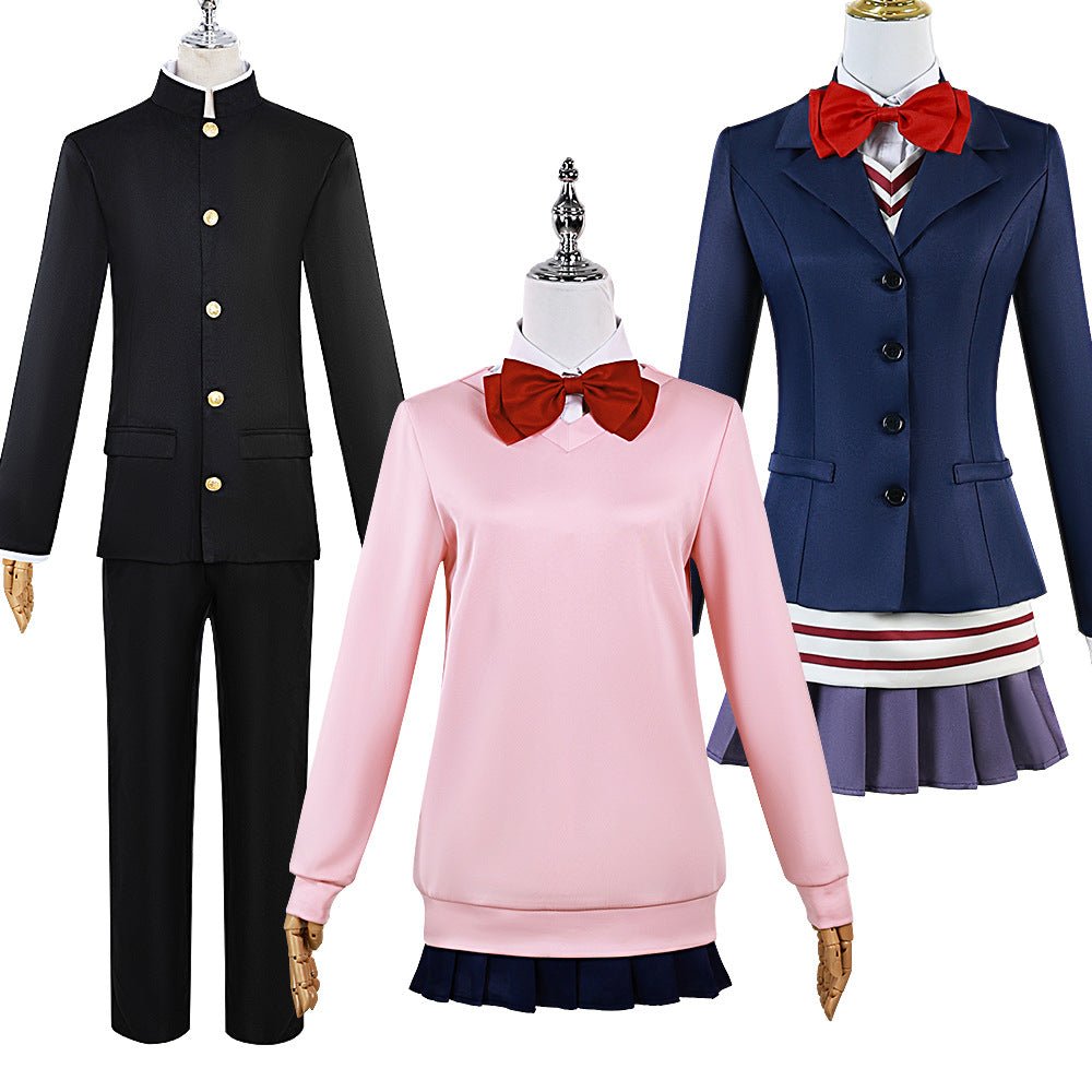 Dandadan Ken Takakura, Momo Ayase, Aira Shiratori Cosplay Uniform Set - Cosparty