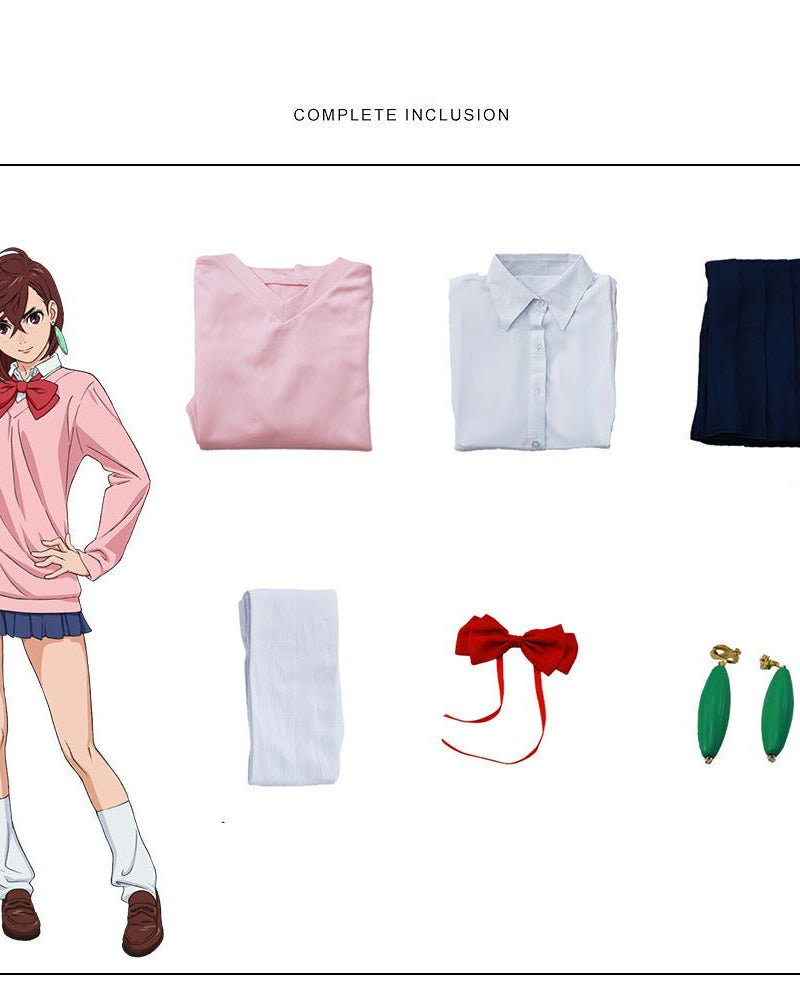 Dandadan Ken Takakura, Momo Ayase, Aira Shiratori Cosplay Uniform Set - Cosparty