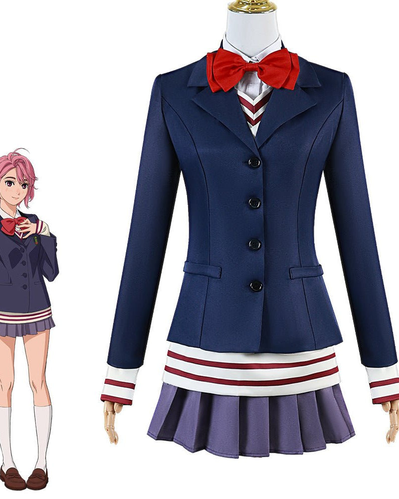 Dandadan Ken Takakura, Momo Ayase, Aira Shiratori Cosplay Uniform Set - Cosparty