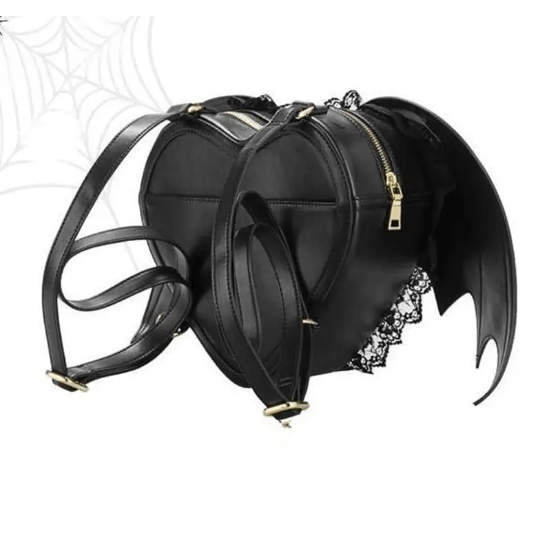 Dark Maiden Gothic Bat Wing Backpack in New Condition - Cosparty
