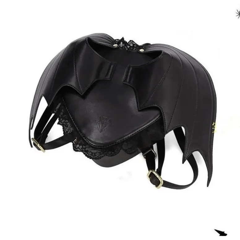 Dark Maiden Gothic Bat Wing Backpack in New Condition - Cosparty