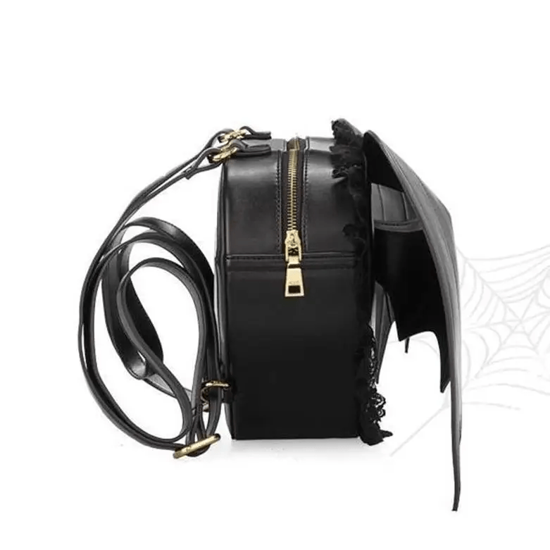 Dark Maiden Gothic Bat Wing Backpack in New Condition - Cosparty