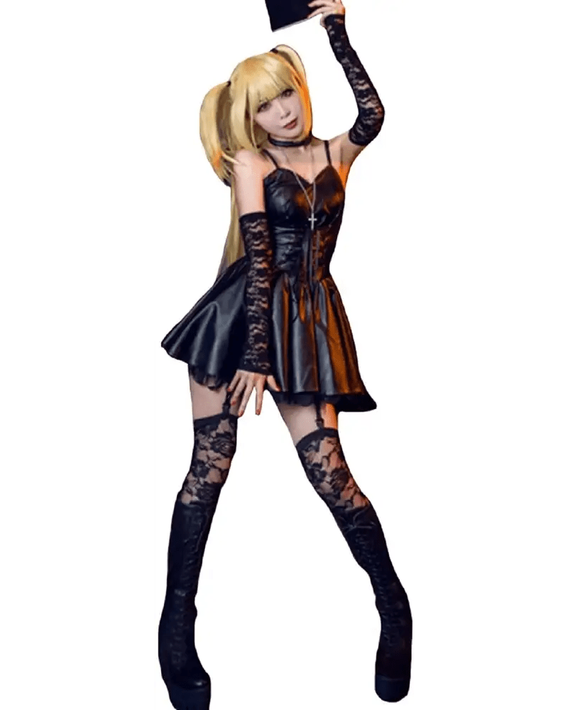 Death Note Misa Amane Cosplay Costume Set - Cosparty