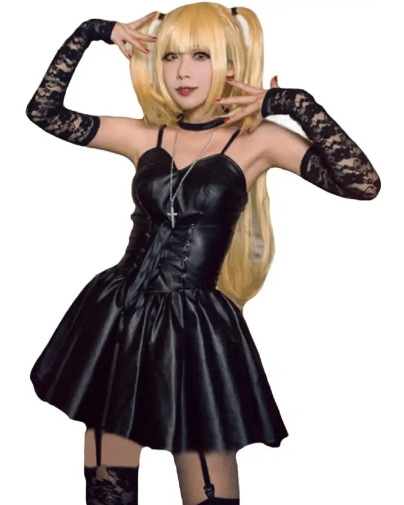 Death Note Misa Amane Cosplay Costume Set - Cosparty