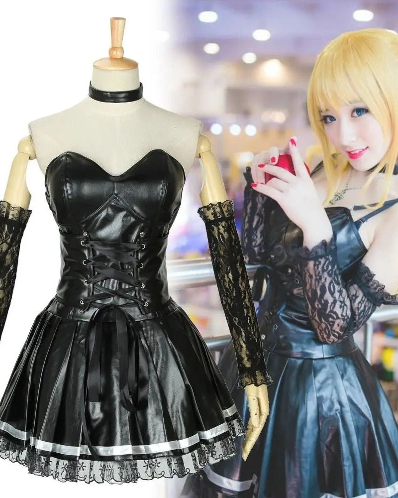 Death Note Misa Amane Cosplay Costume Set - Cosparty