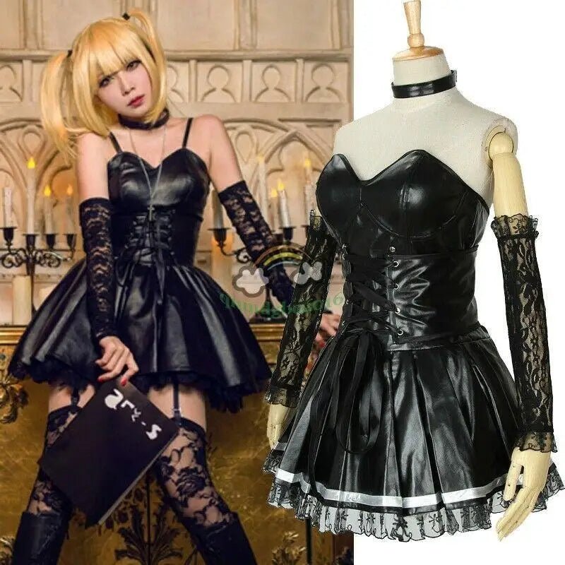 Death Note Misa Amane Cosplay Costume Set - Cosparty