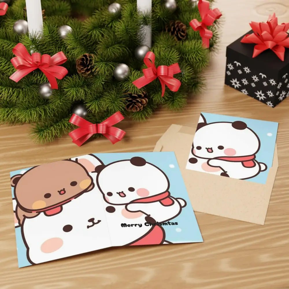 Dudu & Bubu Christmas Card for Festive Holiday Wishes - Cosparty