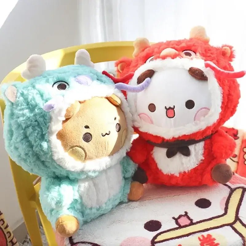 Dudu & Bubu Dragon Mascots - Cute and Fierce Mythical Creatures - Cosparty